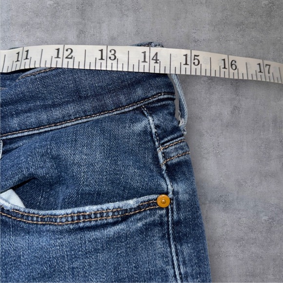 As Seen on Miranda Kerr MOTHER The Stunner Ankle Fray Jeans Women's Size 31 - Picture 16 of 16